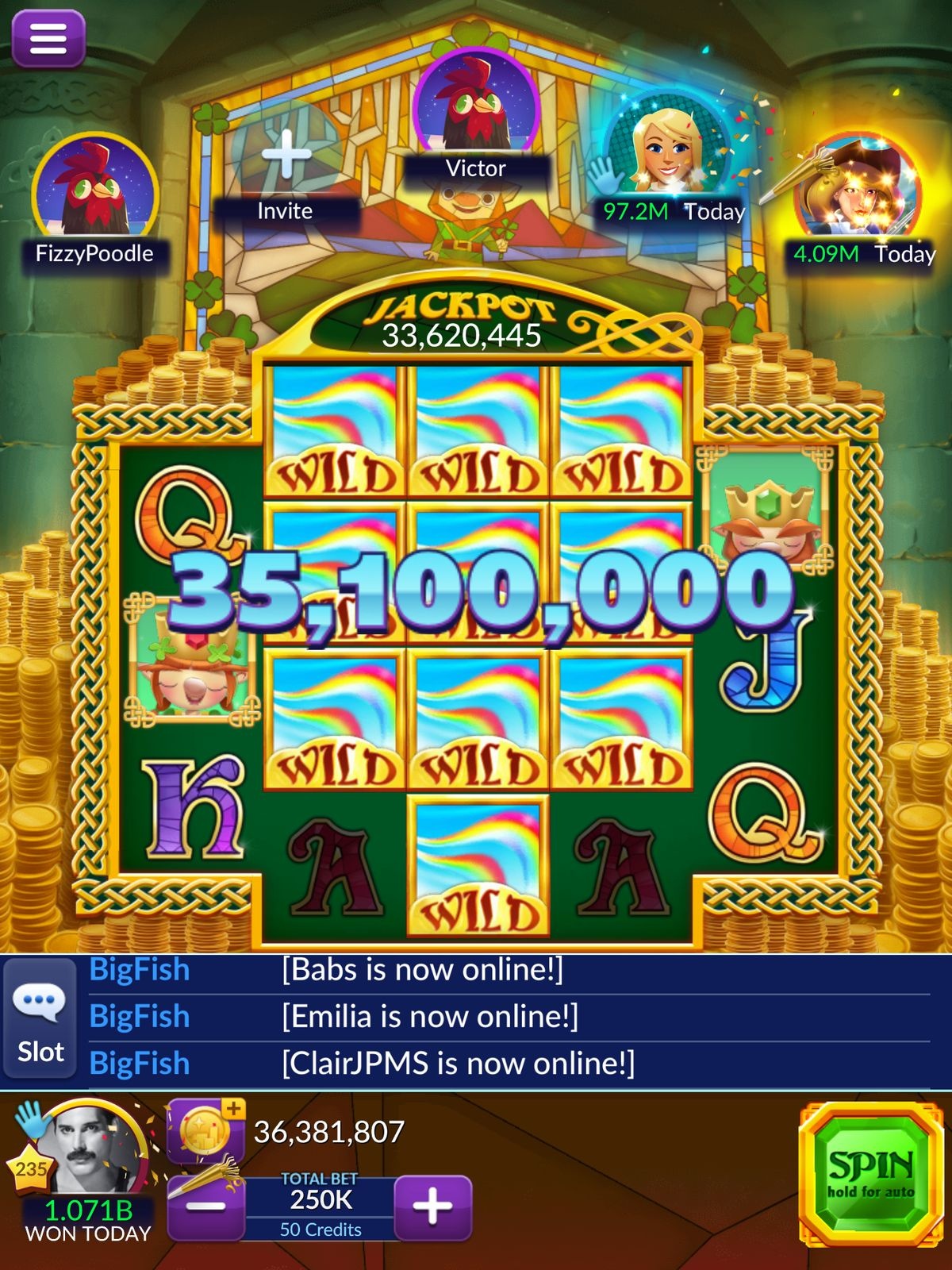 Sky Lucky Jackpot game